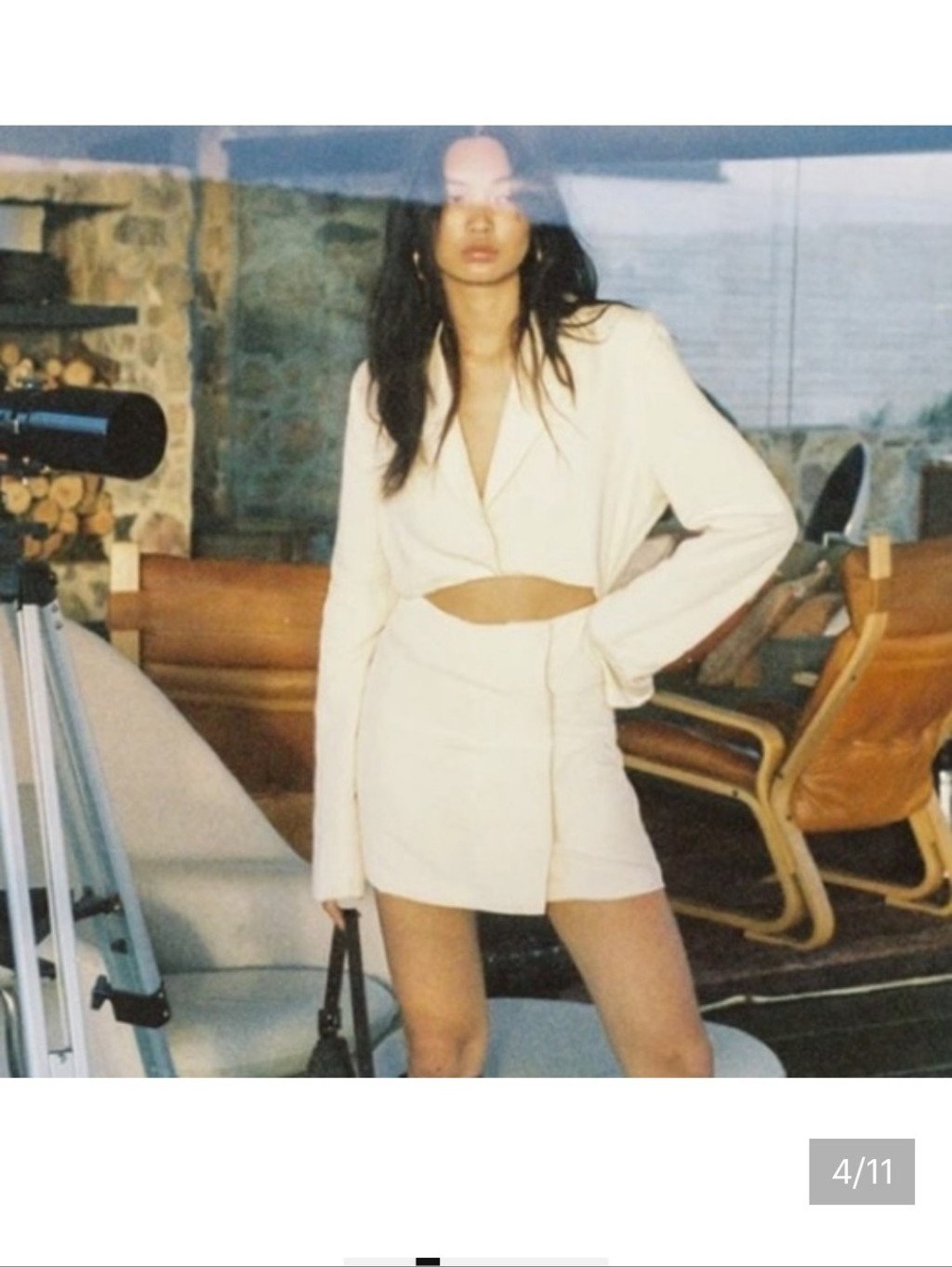 With Jean Jackie Butter Cream Pastel Suiting Dress Xs